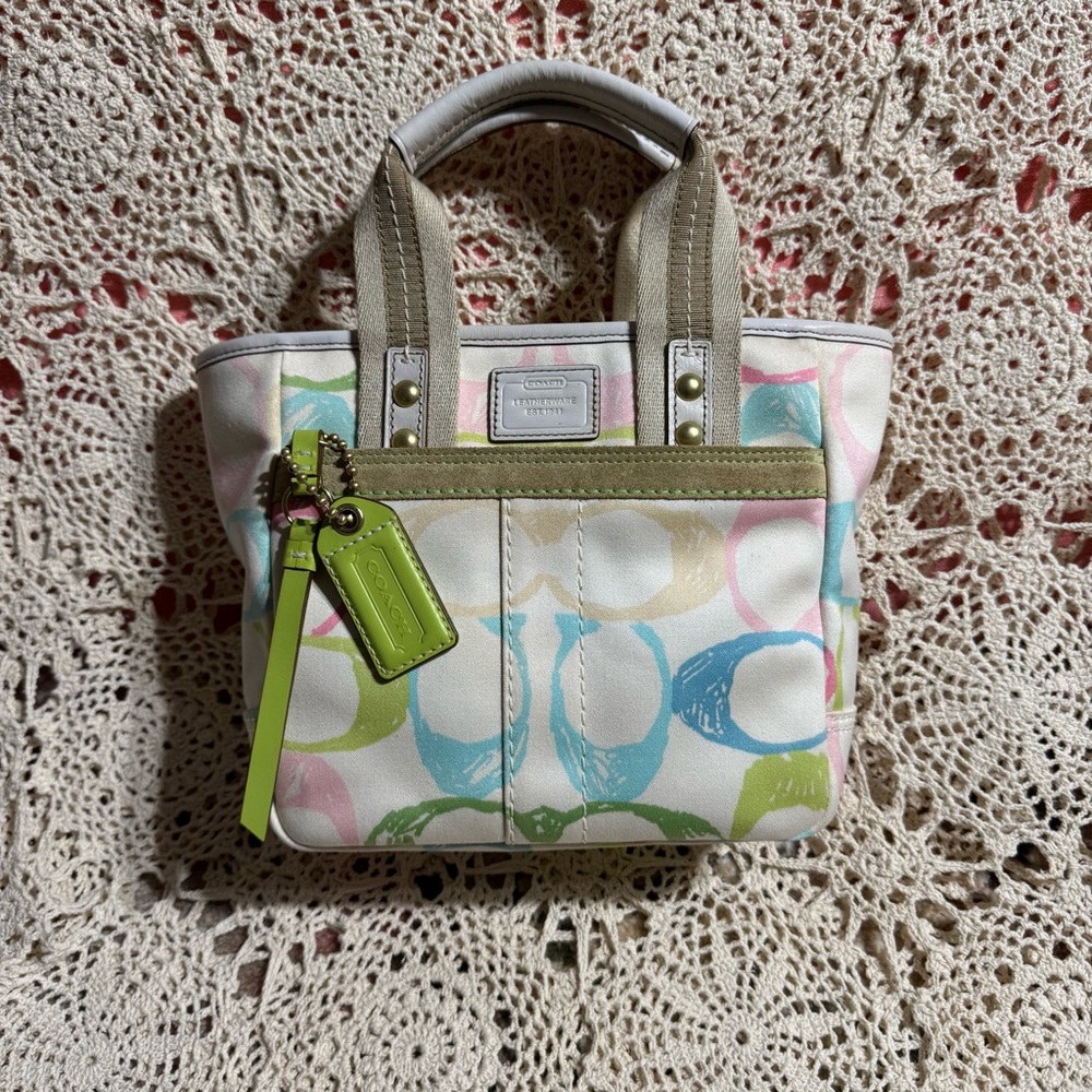 Coach Hampton Signature mini tote